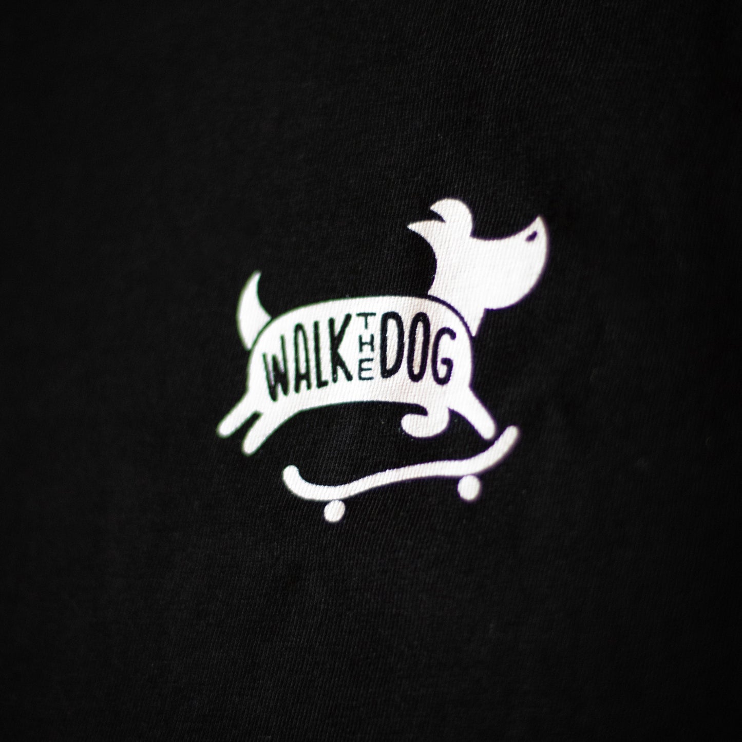 WTD Logo T-Shirt Schwarz
