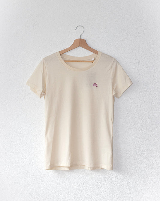 Women's T-Shirt "Dog Bowl" Embroidery